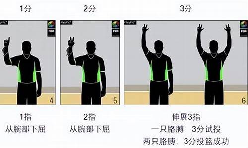 篮球比赛1分球-篮球一分有效手势
