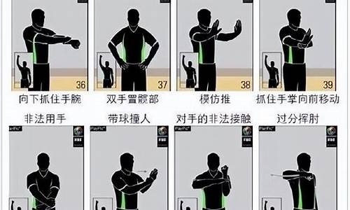 篮球裁判时间到手势-篮球裁判每一节结束手势