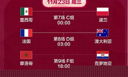 世界杯14场对阵表-世界杯赛程2014赛程表